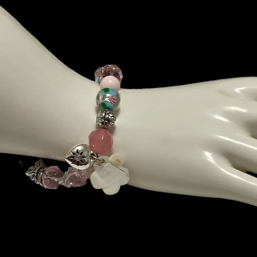 Venetian Glass Bracelet on hold for June 30 Jackie-Cameron